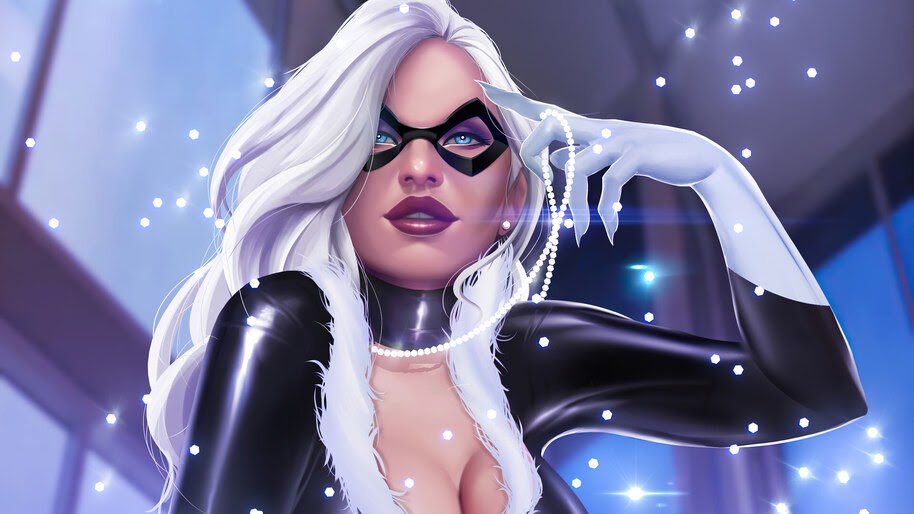 Black Cat, Marvel, Comics, Girl, 4K, #6.1948
