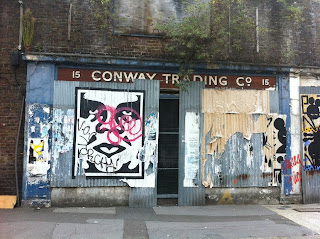 Abandoned shop in Toynbee Street, London E1 