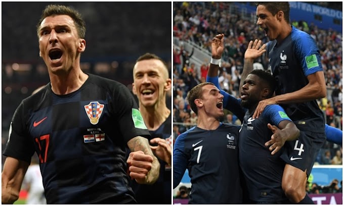 ¡Por la gloria! Croacia y Francia jugarán la final de la Copa del Mundo Rusia 2018