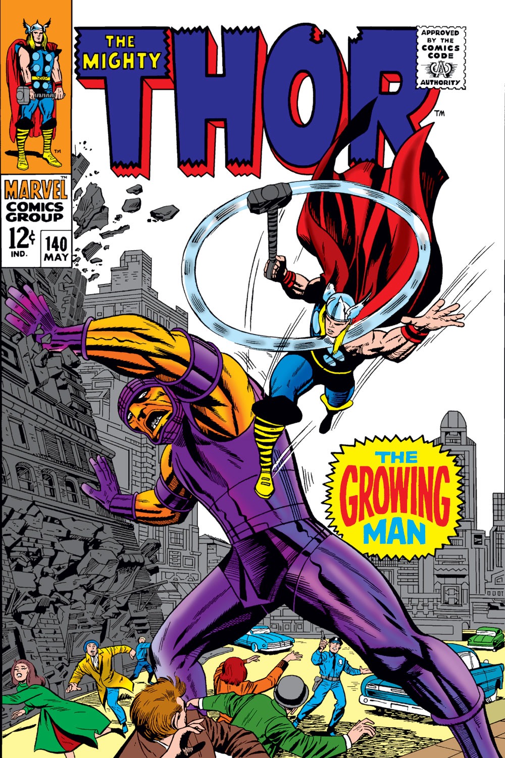 Read online Thor (1966) comic -  Issue #140 - 1