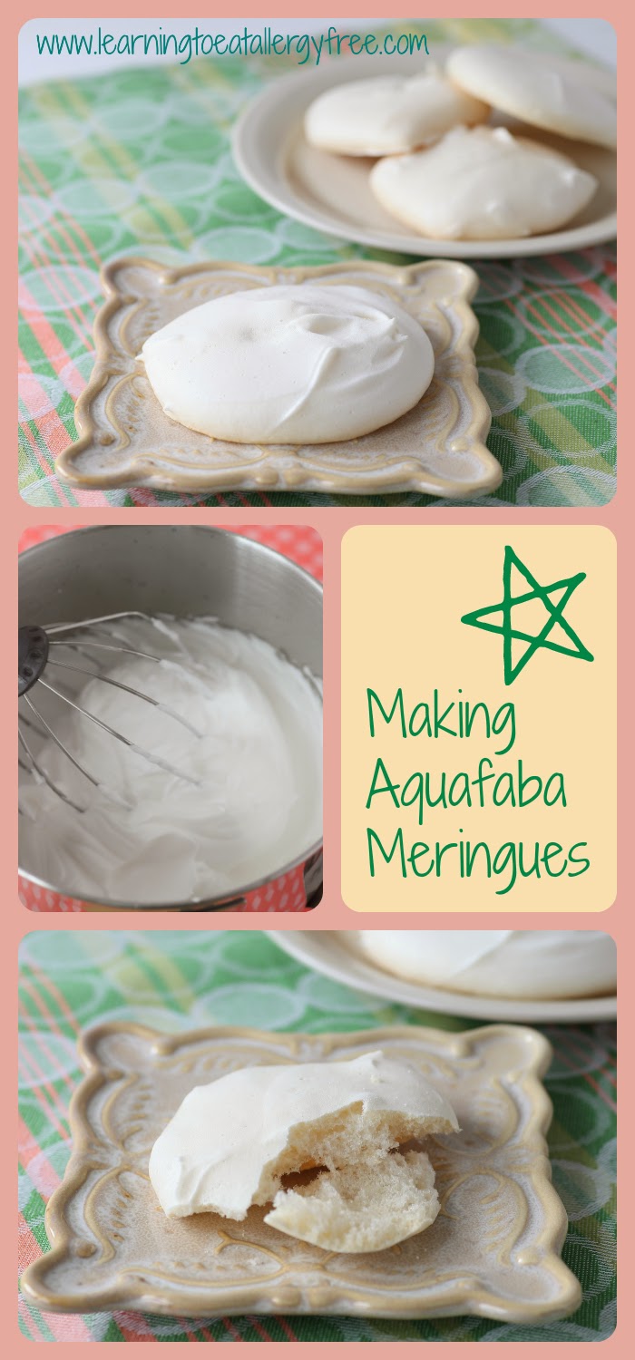 Amazing meringues made with bean brine. They melt in your mouth!