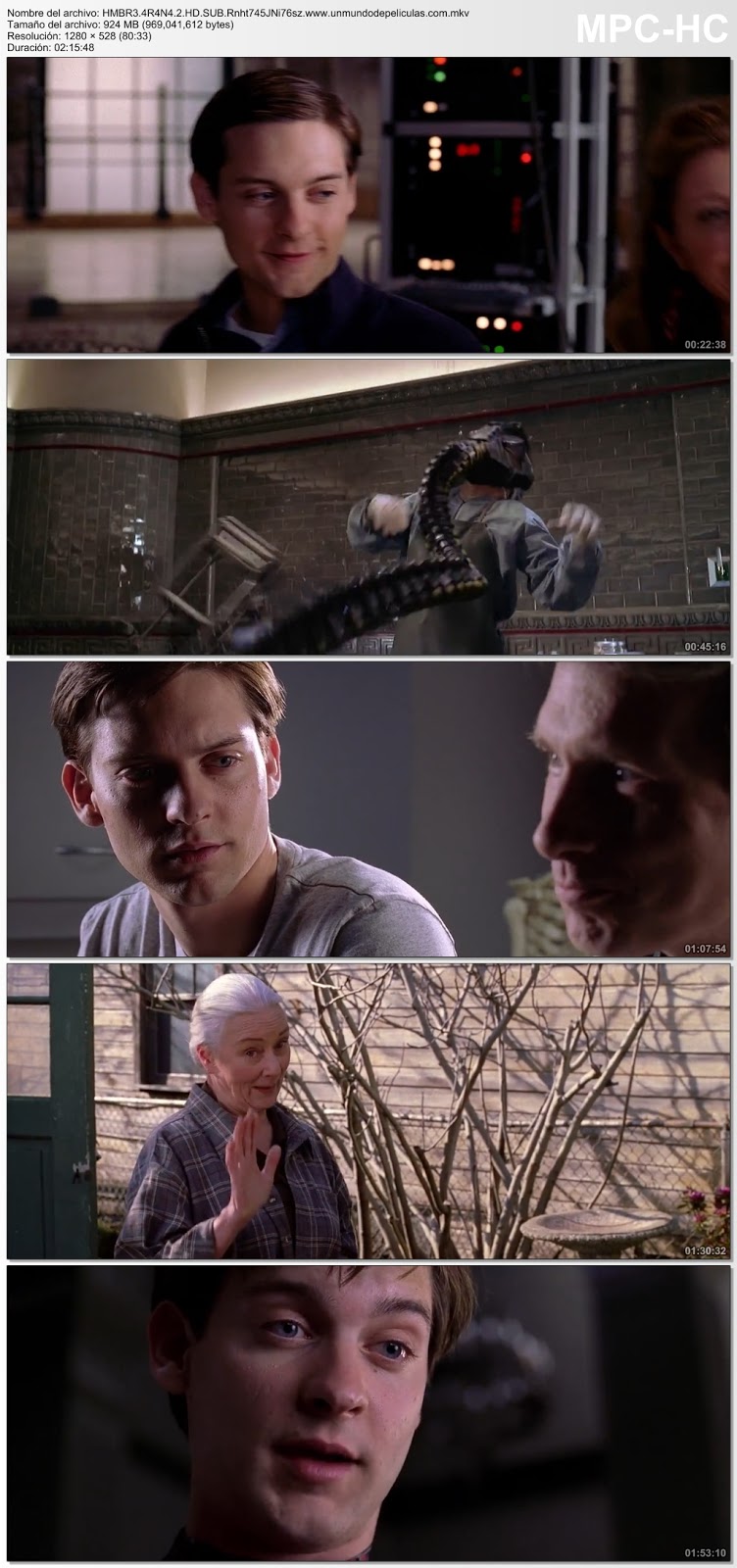 Capturas de la película.