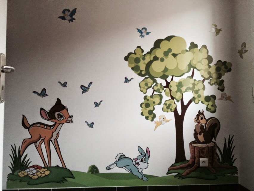 Décoration Salle de jeux fille | Theme Bambi 