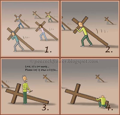 Illustration of crosses to depicts the work of God #1