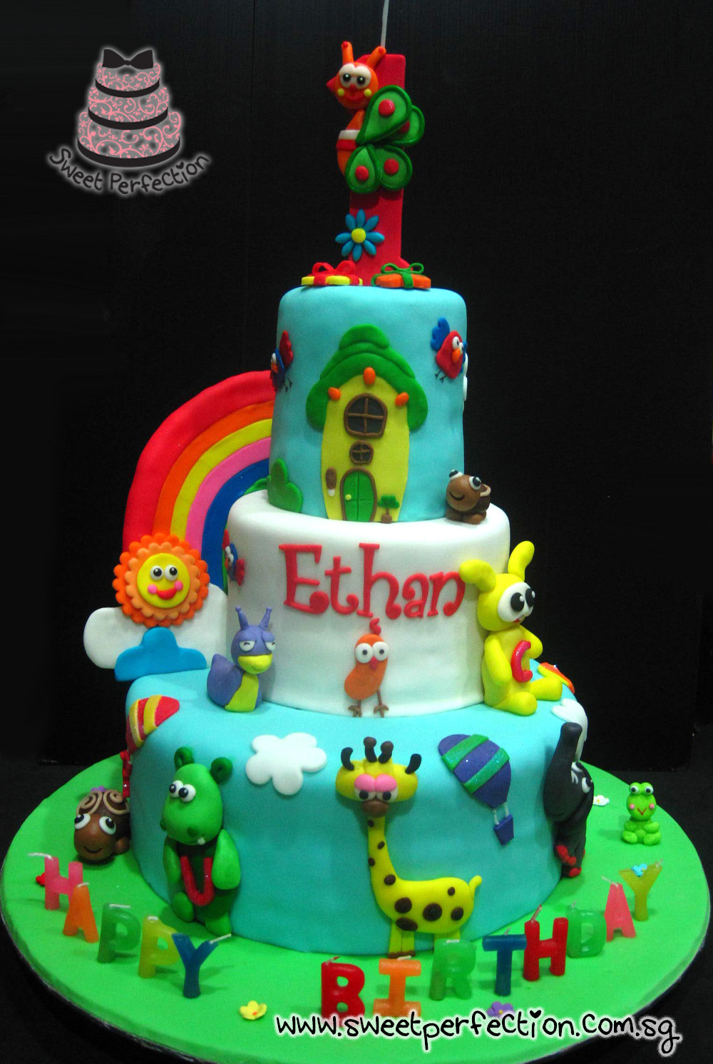Sweet Perfection Cakes Gallery Code BTV01 Happy Birthday Ethan