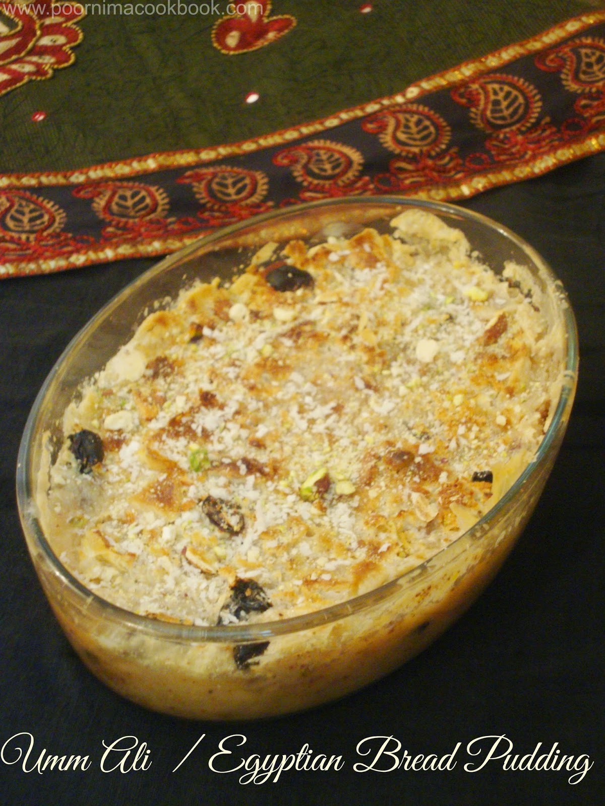 Poornima&amp;#39;s Cook Book: Umm Ali - Egyptian Bread Pudding