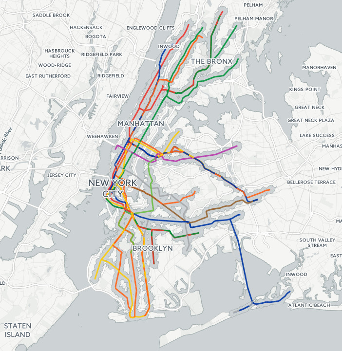 New York's Subway Deserts