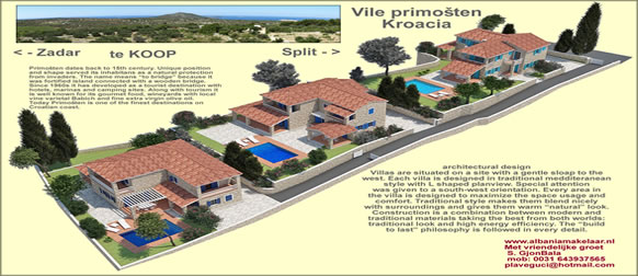 Villa's te KOOP in Kroatië