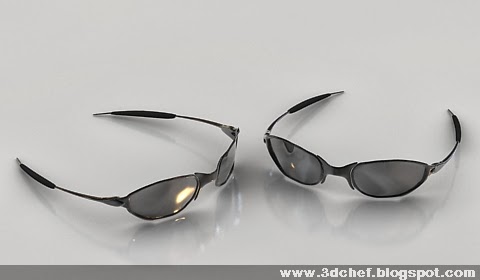 oakley 3d model