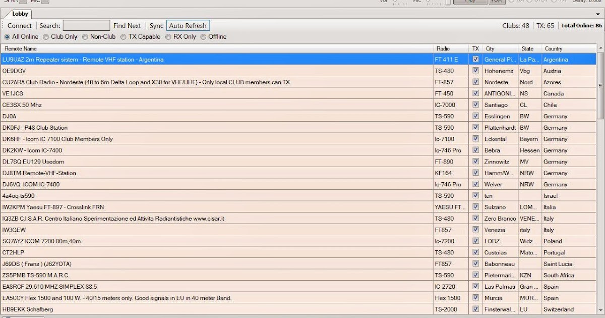 G4FRE RADIO BLOG Remote Controlling the K3 using remotehams software