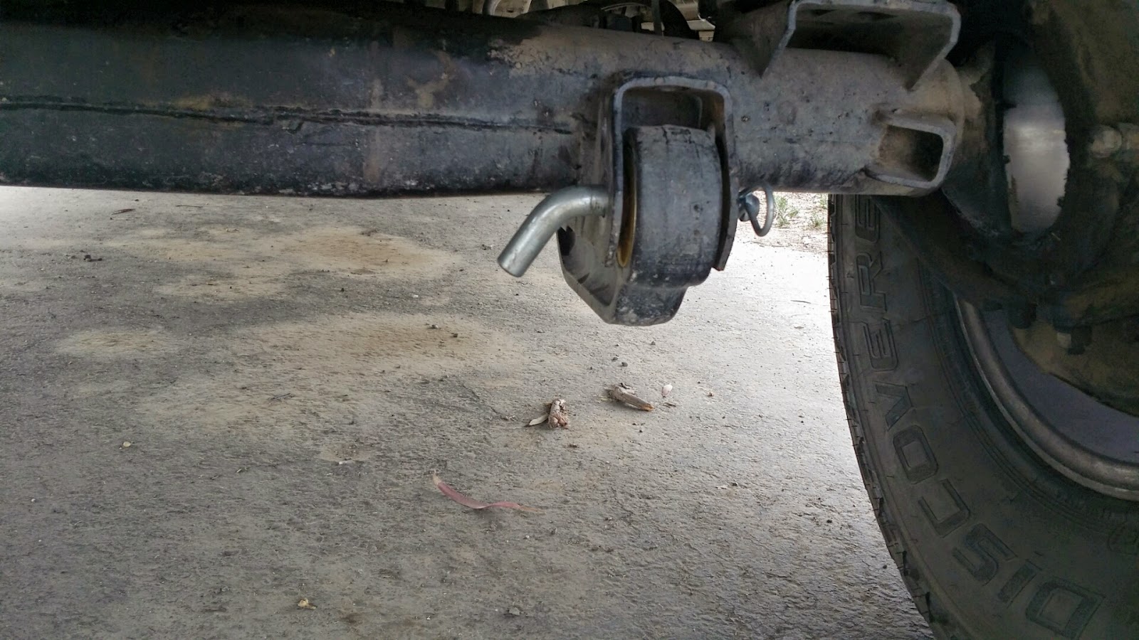 Project FJ4door Hitch pin pulled & sway bar disconnected...