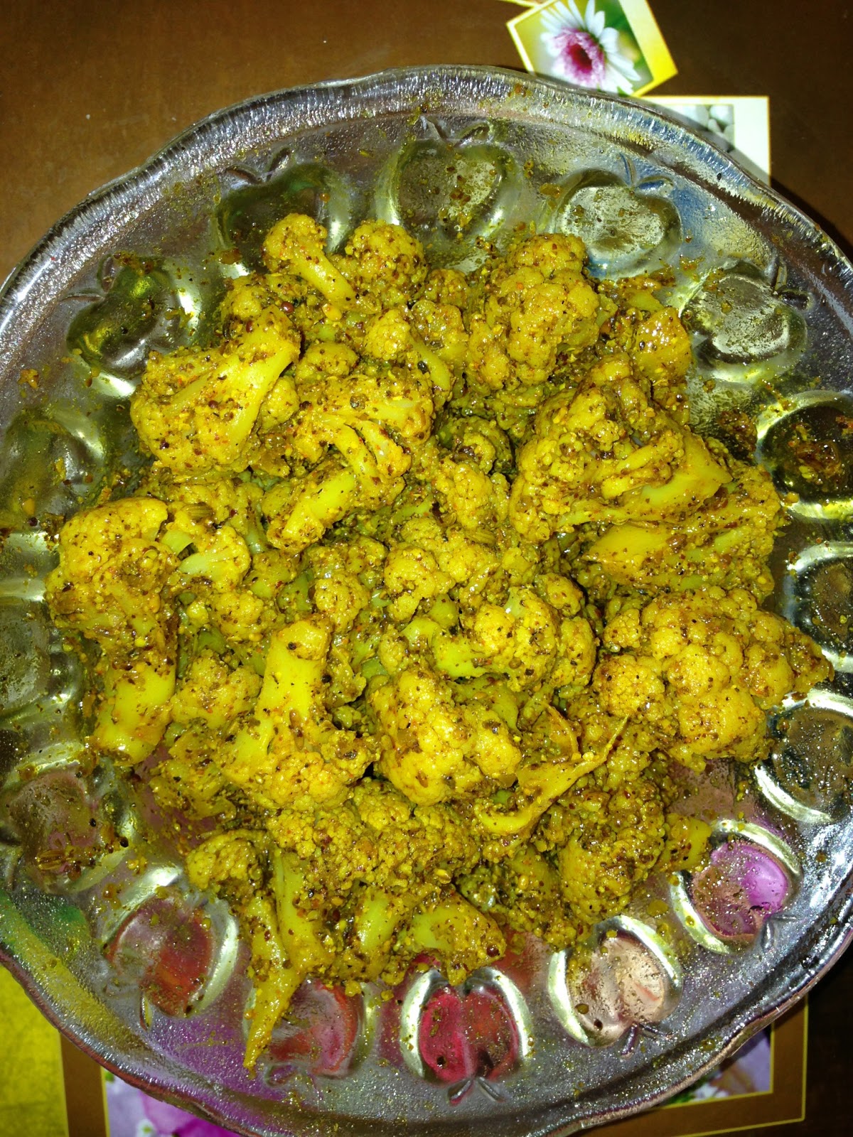 Gobhi Ka Aachar (Cauliflower pickle)