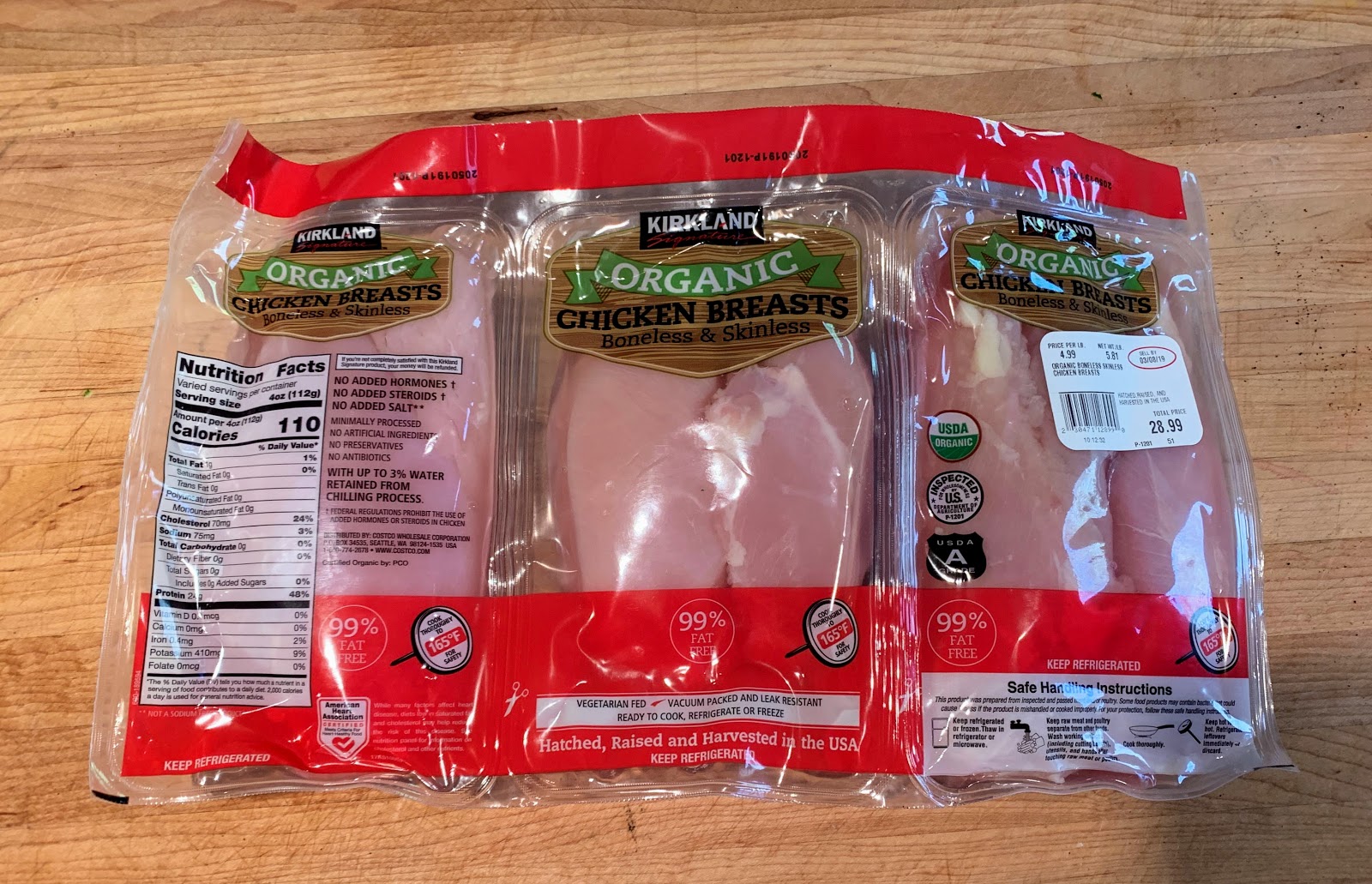 Sous Vide by Me, Kosher Dosher SousVideProcessed Organic Chicken