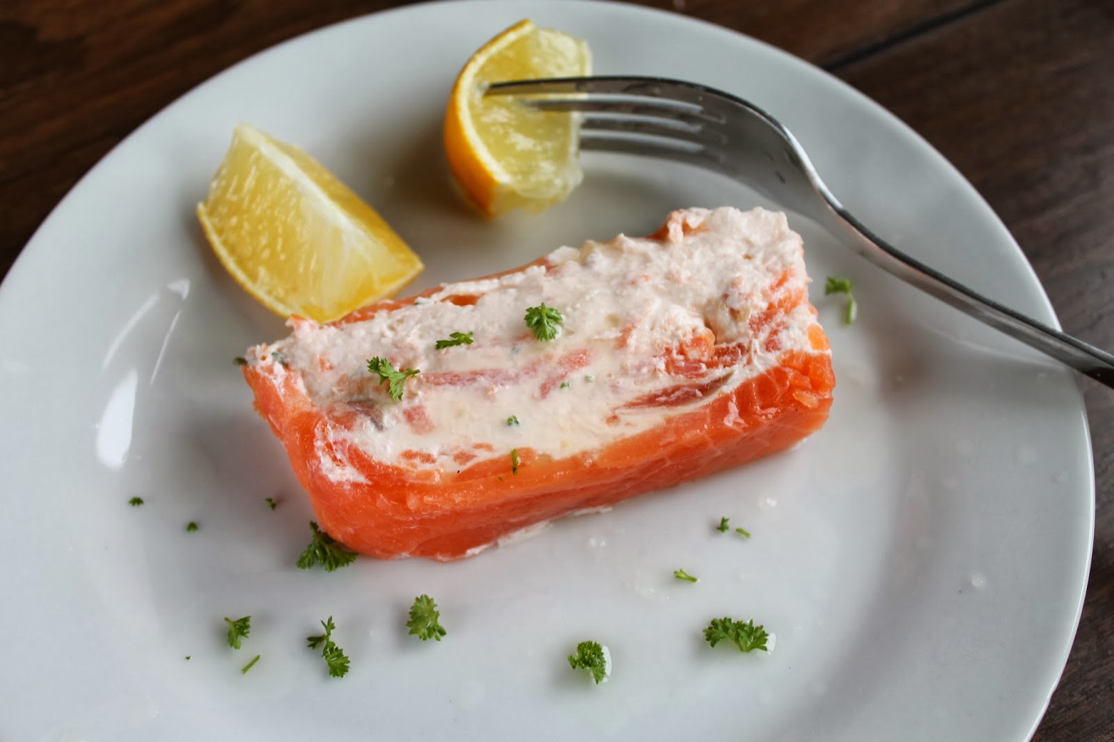 Good Food, Shared Smoked Salmon Terrine With Cream Cheese and Fresh Herbs
