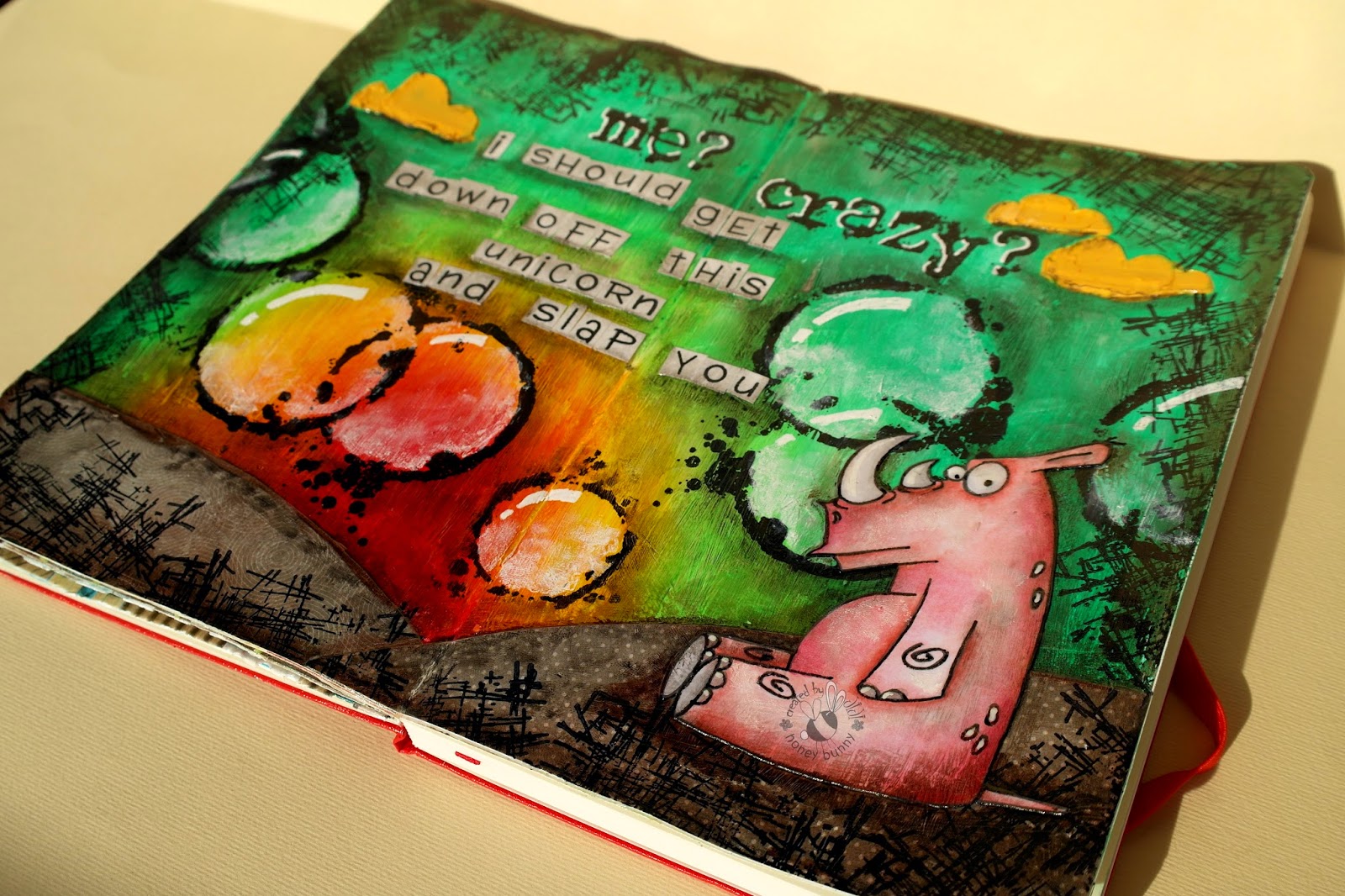 JIJI Cards: Арт журнал: Аз? Луда? {Art journal: Me? Crazy?}