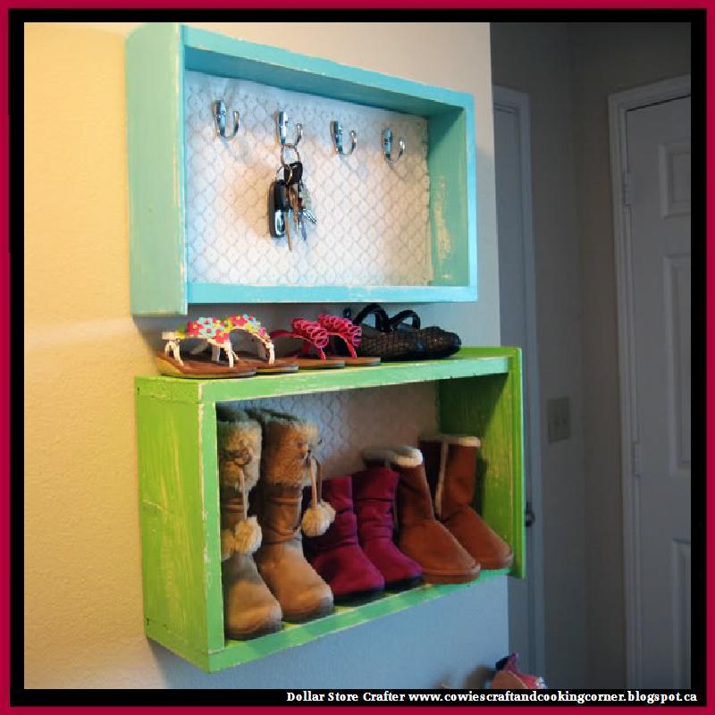 Dollar Store Crafter Turn Dresser Drawers Into Wall Storage Cubes