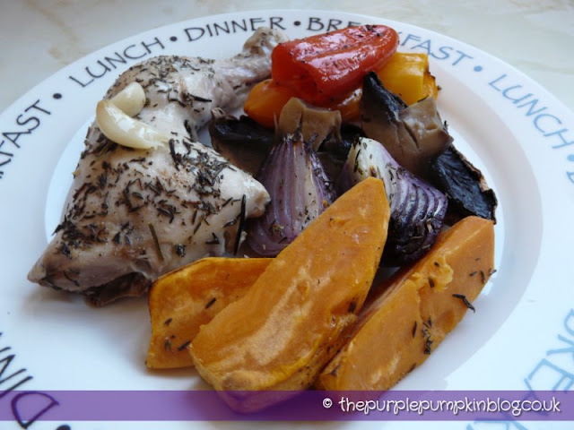 One Pan Chicken and Vegetables (Low Fat)