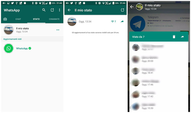 WhatsApp: arrivano gli Stati e…sparisce la lista dei contatti