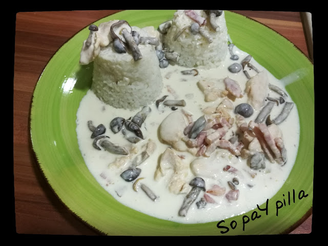 Pechuga De Pollo En Salsa De Nata
