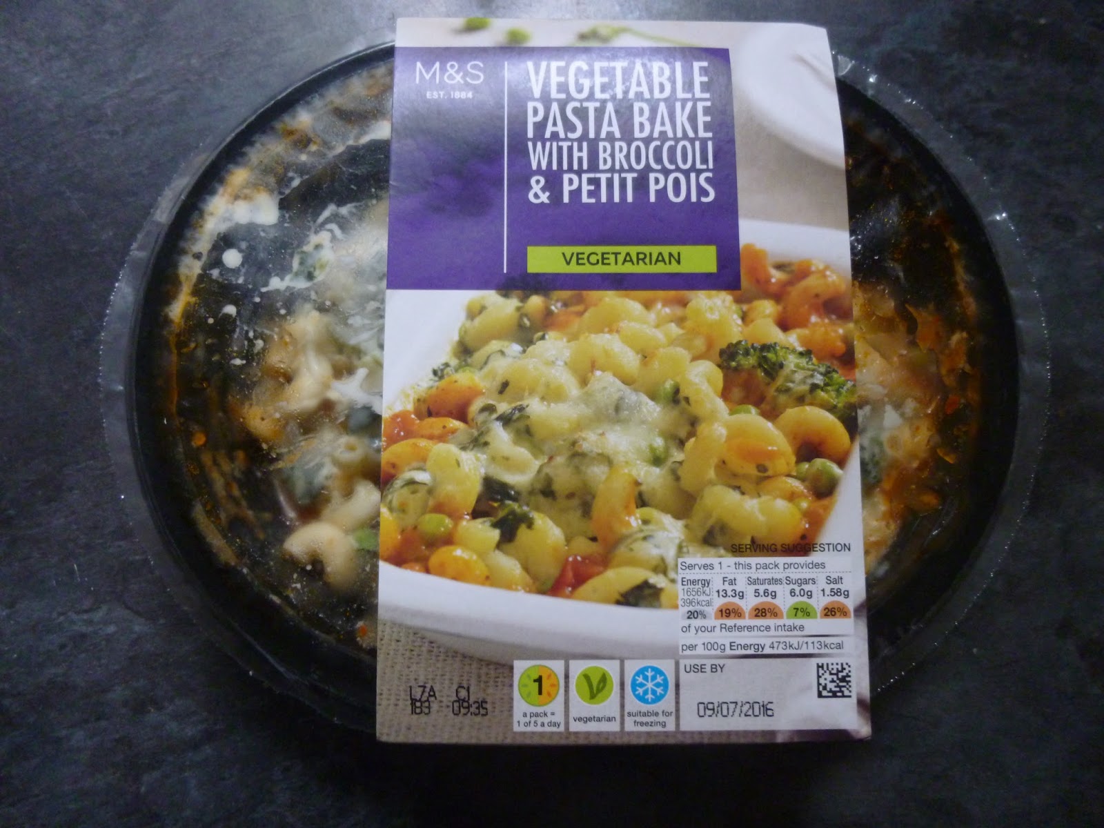 Marks &amp; Spencer Food Reviews: M&amp;S Vegetable Pasta Bake