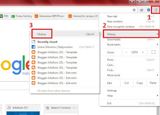 Cara Cepat Menghapus History Browser Google Chrome Pada Windows 7