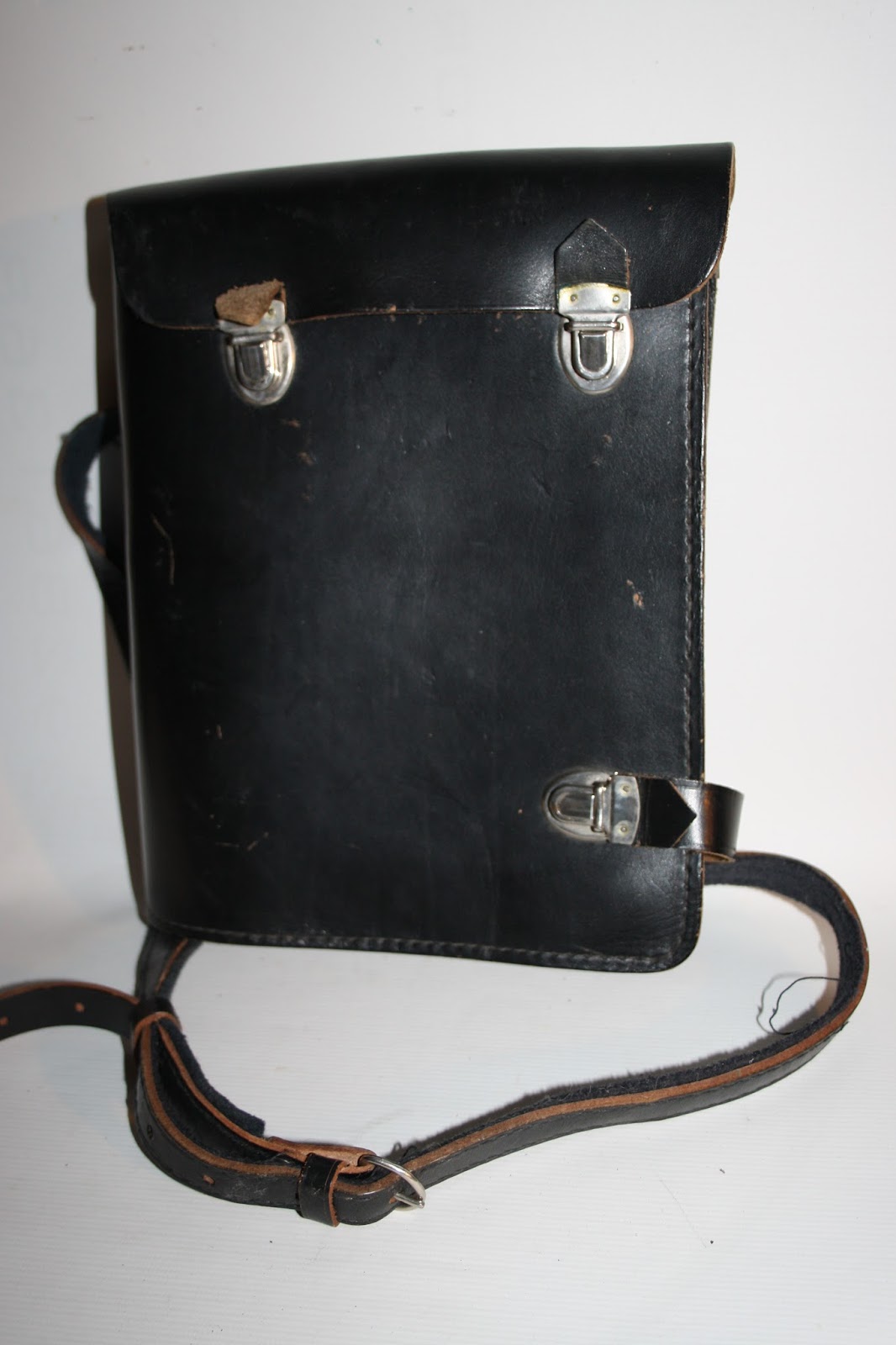 VintageDigger Vintage Across Body Military Report Map Bag Messenger