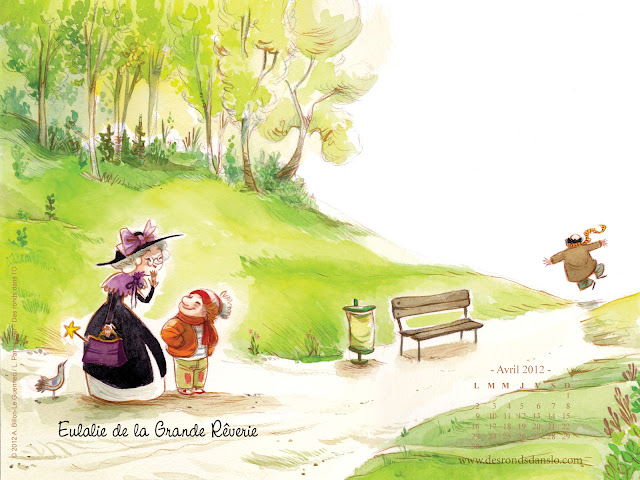 Fond d'écran avril 2012 n°1 - Eulalie de la Grande Rêverie de Amélie Billon-Le Guennec et Line Parmentier (1600x1200)