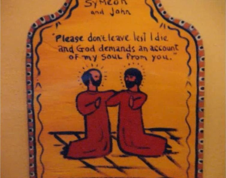Jesus in Love Blog Symeon and John Holy fool and hermit who loved