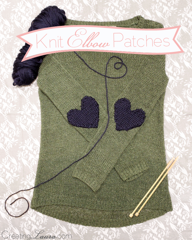 Creating Laura: Elbow Patch Knitting Pattern