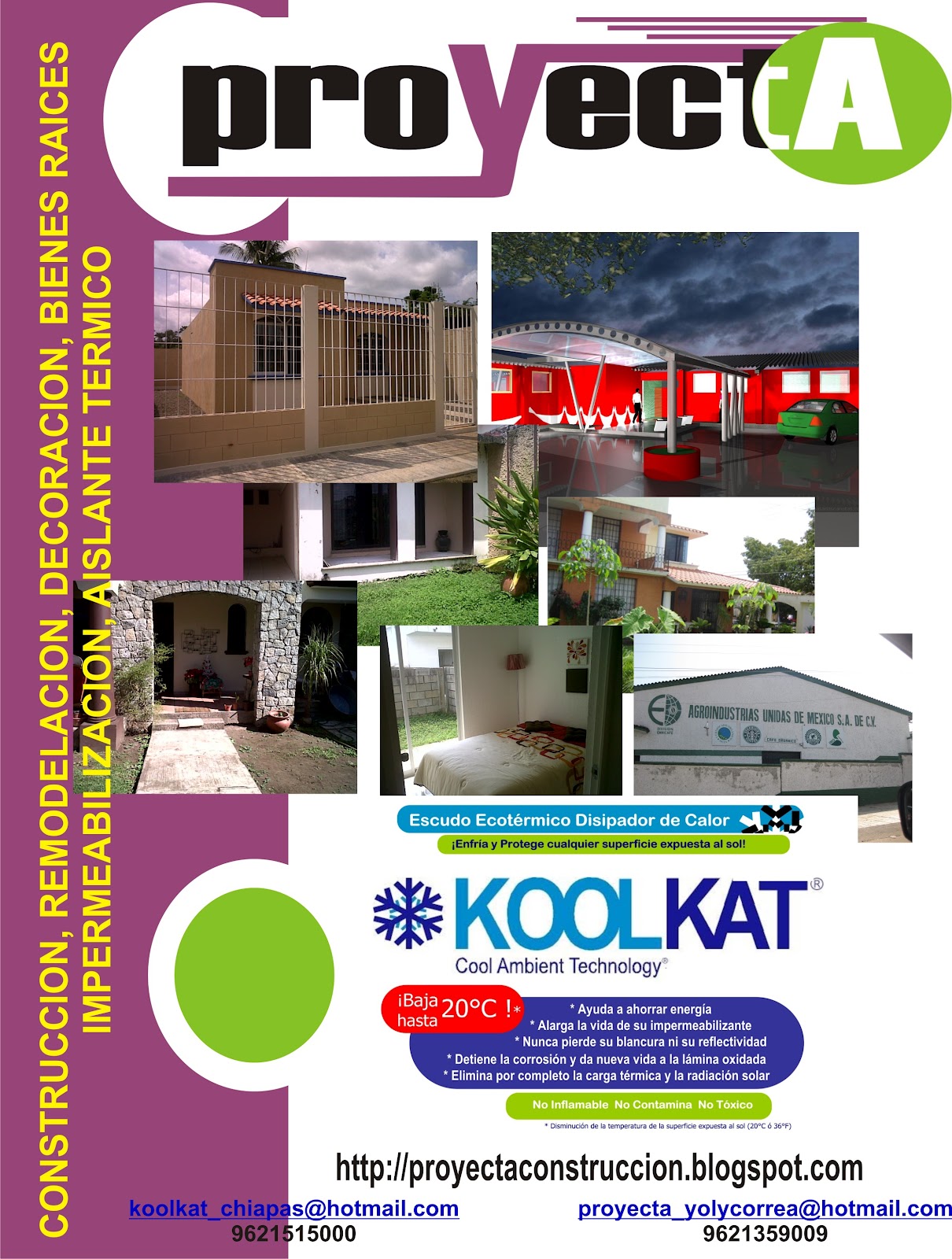 PROYECTA CONSTRUCCION, DISEÑO REMODELACION