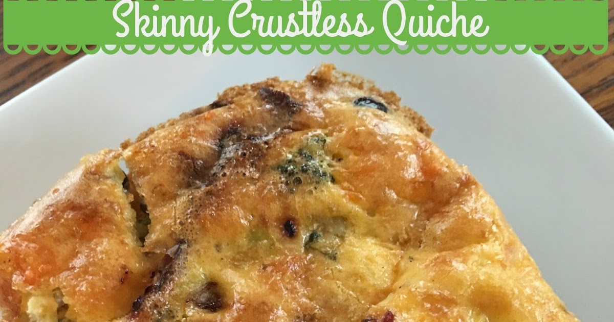 Skinny Crustless Quiche Secret Recipe Club Reveal Day! Our Good Life