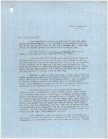 First page of President Hopkins's letter to Dr. Bancroft