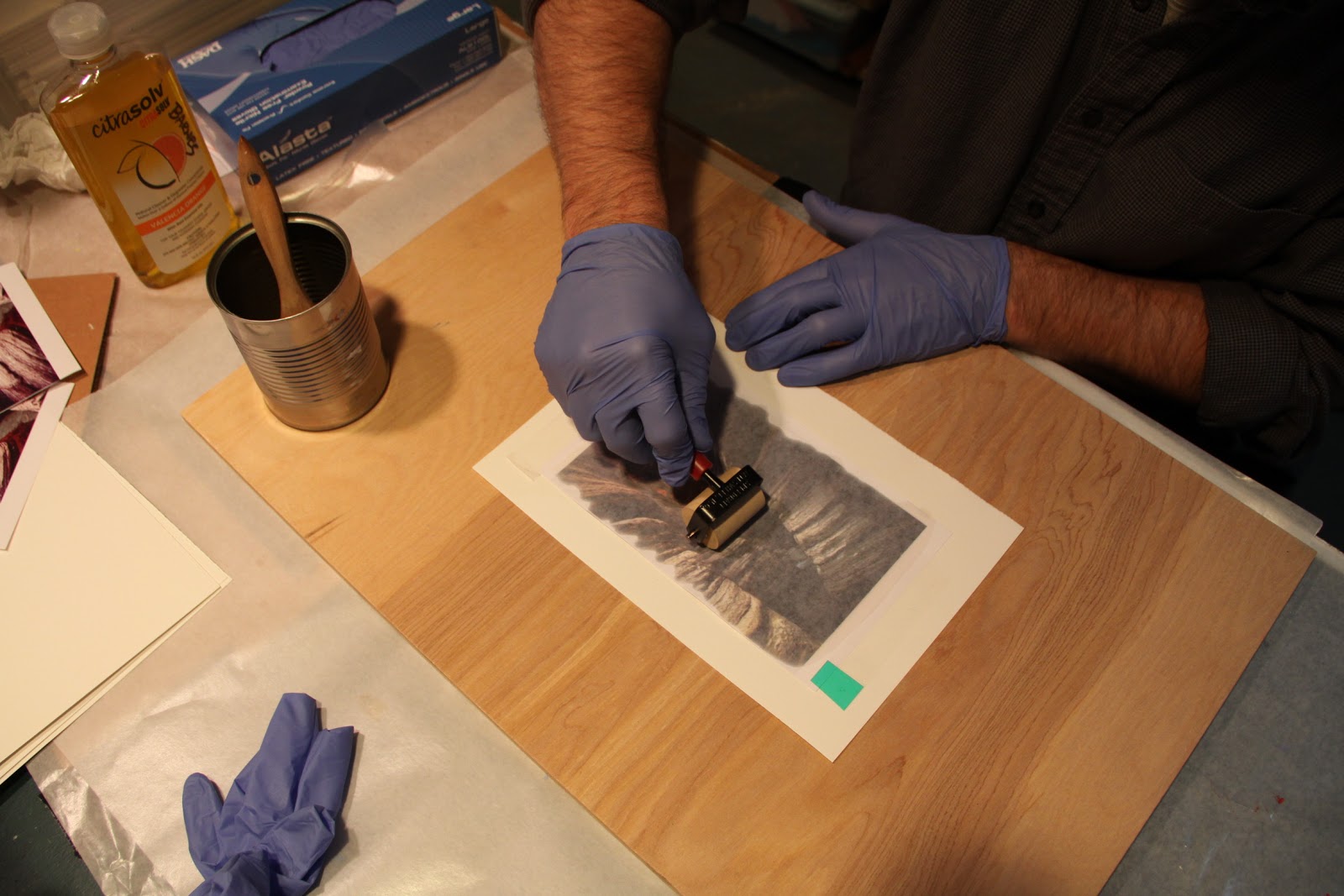 Monotype Printmaking LaserJet Transfer