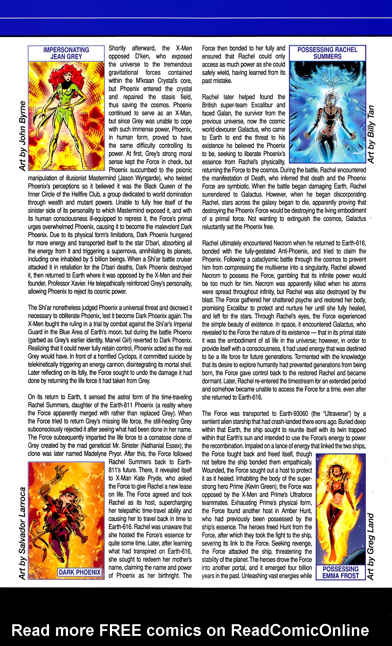 Read online X-Men: Phoenix Force Handbook comic -  Issue # Full - 52