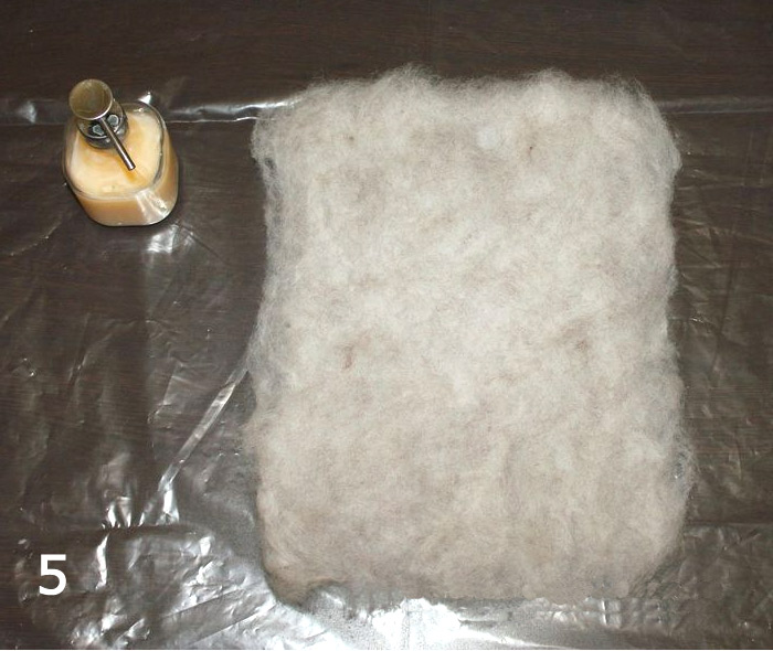 Case for Tablet - felting wool.