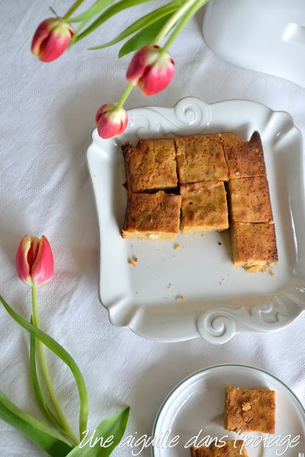 "Brownie" au chocolat dulcey et noisettes