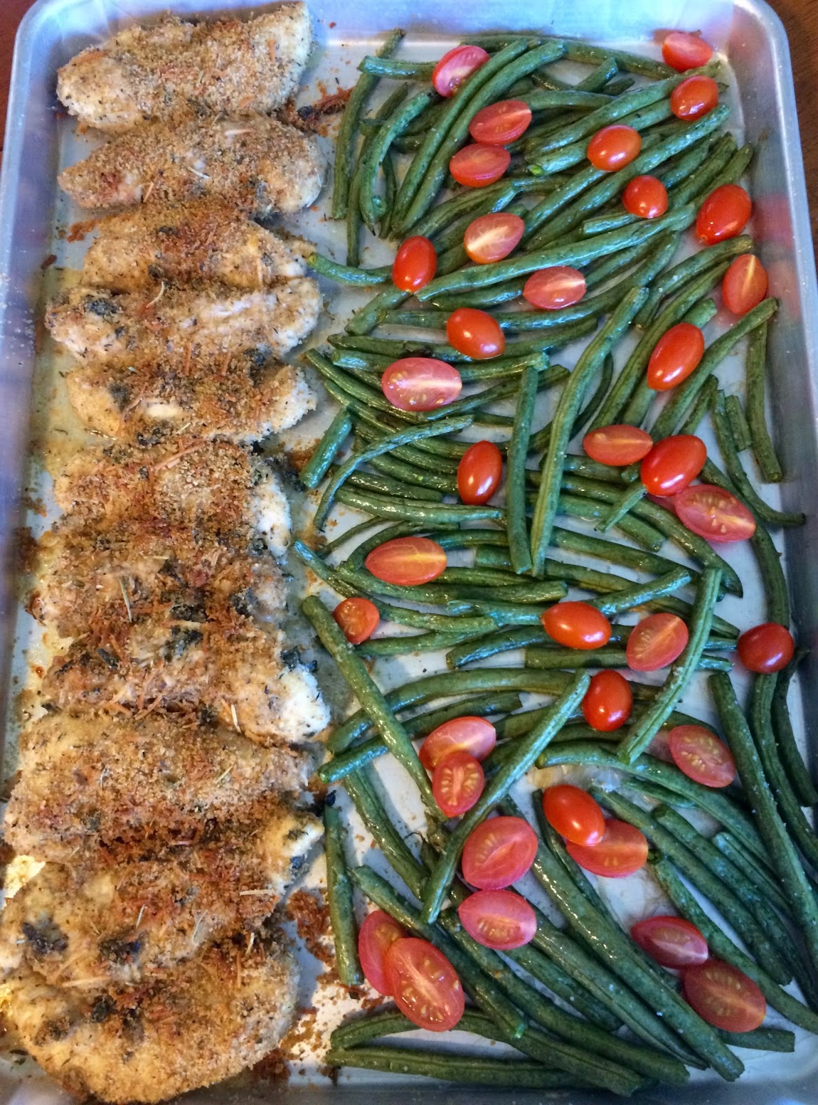 Tasty on My Mind One Sheet Pan Roasted GarlicParmesan Chicken Tenders