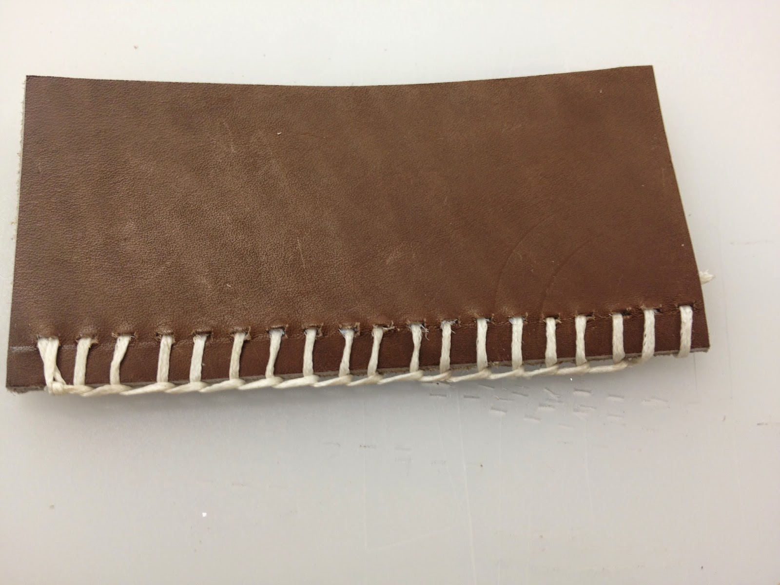 Ruby Kirby: LEATHER STITCHING SAMPLES