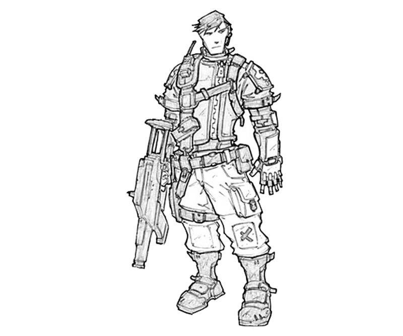 Borderlands 2 Coloring Pages Coloring Pages