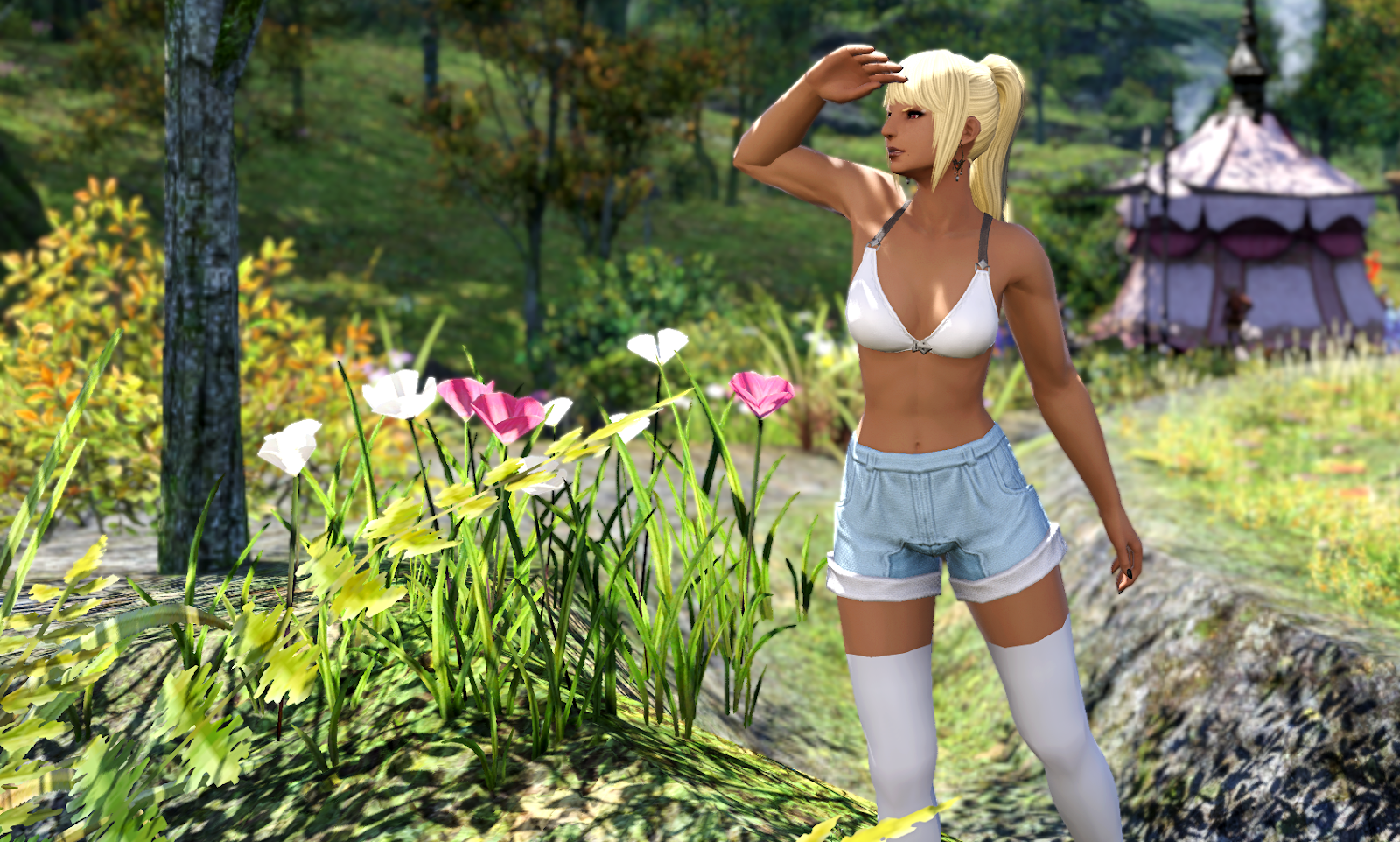 Spring Bottoms + Tights The PrettyKitty Emporium FFXIV Mods