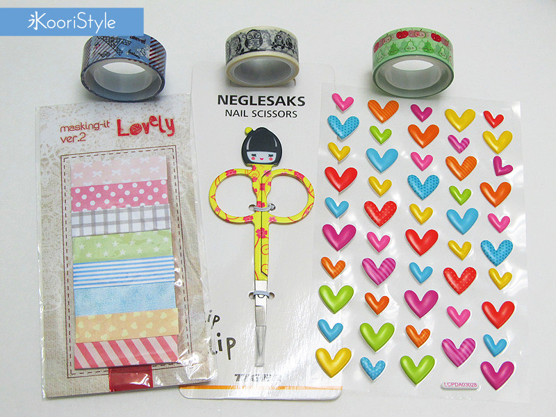 Koori KooriStyle Kawaii Cute Planner Stationery Goods Goodies Agenda Journal Washi Deco Tape Sticky Note Notes Stickers Happy Snail Mail Swap PenPal Letter