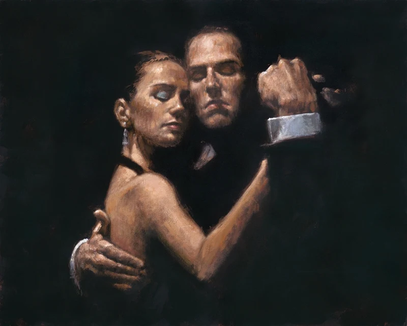 Fabian Perez 1967 ~ Argentine Figurative painter | Flamenco Dancers