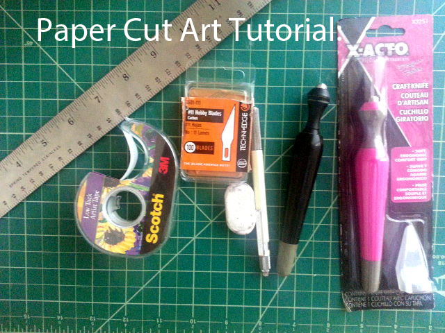 WashingtonCuts Paper Cut Art Tutorial / Basic Techniques