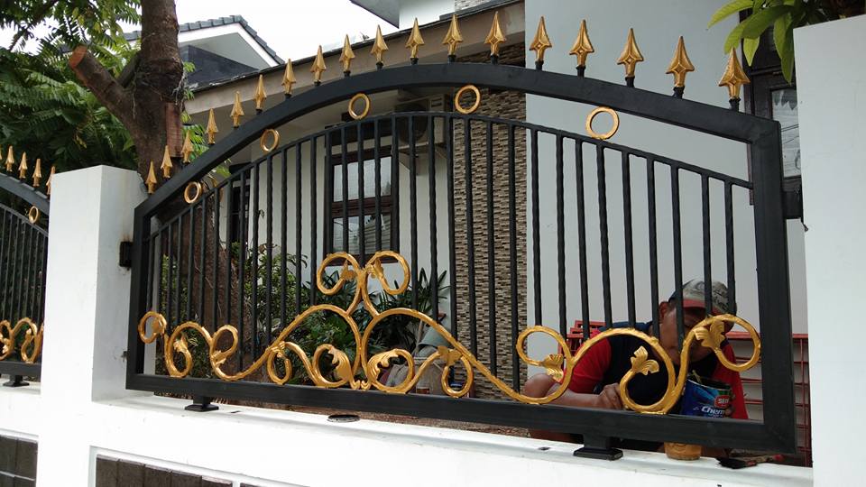 Jasa Pembuatan Pintu Pagar Besi Tempa Untuk Wilayah Jabodetabek dan