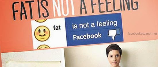 facebook en español - sentirse gordo