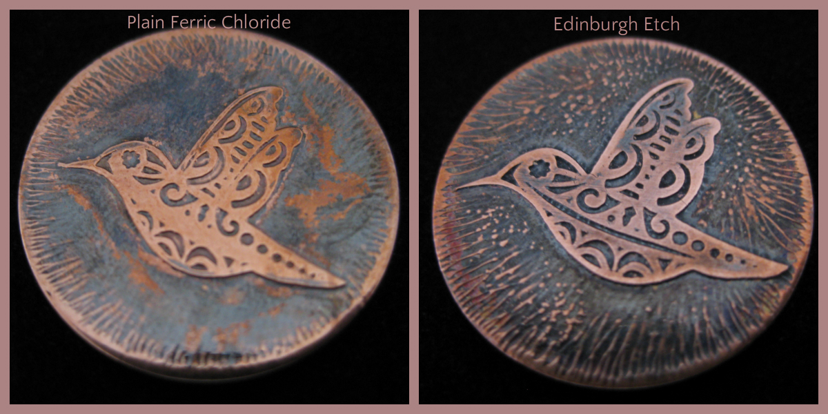 Silhouette UK Etch Copper with Edinburgh Etch Solution (Ferric Chloride)