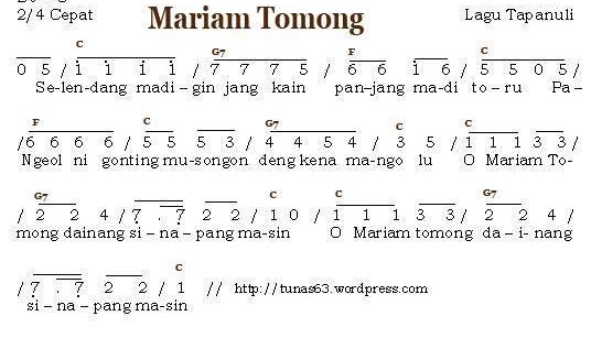 Mariam Tomong Dari Tapanuli Lagu Anak Lirikaz 09 Mariam Tomong Dari Tapanuli Lagu Anak Lirikaz 09