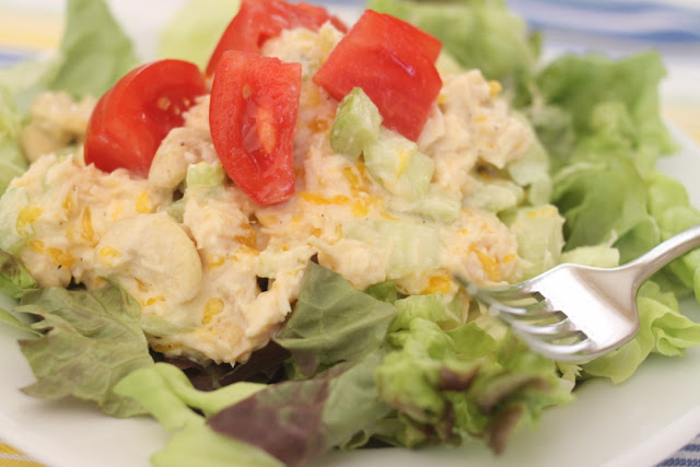 The Larson Lingo: Healthy Chicken Salad with Mandarin Oranges & Cashews