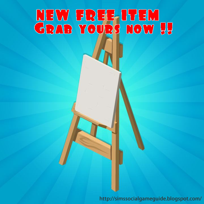 The Sims Social Sims Social Free item "Still Life Easel"