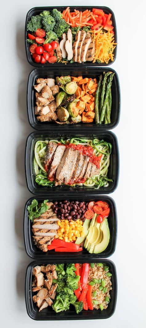EASY CHICKEN MEAL PREP BOWLS: 5 WAYS #chicken #meal #chickenrecipes #healthyrecipes #healthyfood EASY CHICKEN MEAL PREP BOWLS: 5 WAYS #chicken #meal #chickenrecipes #healthyrecipes #healthyfood